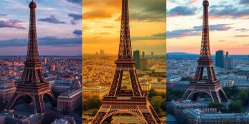 Kolor Wieży Eiffla – jak zmieniała się przez lata? Porady i ciekawostki wieża Eiffla kolor